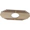 Ekena Millwork Chrysler Wood Fretwork Pierced Ceiling Medallion, Hickory, 16"W x 8"H x 4 1/4"ID x 3/8"T CMWP16X08X0375CSHI - alternate 5
